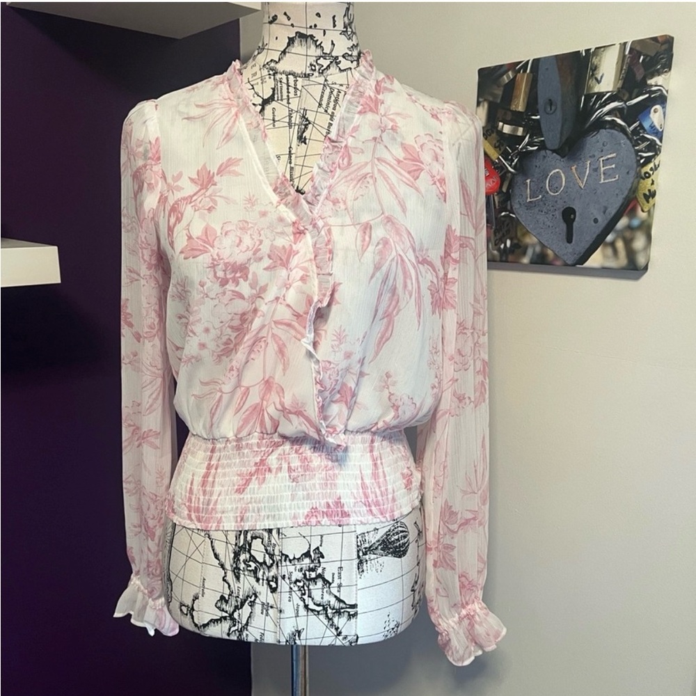 Maison d’Amelie Long Sleeve Blouse NWT